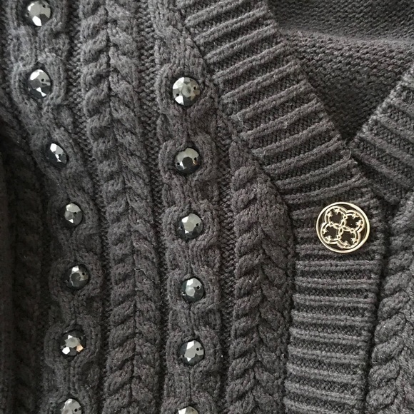 C. Wonder:Jacquard Knit Button Boyfriend Sweater M - Picture 10 of 12